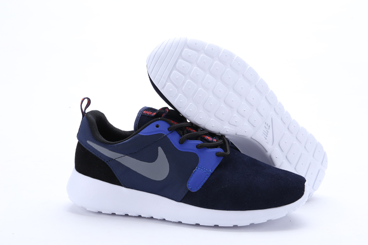 Nike Rosherun Hyp Prs Qs Bleu Fonce Chaussures Noires